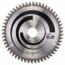 Bosch Piła tarczowa 190x30x2,4mm 54z. MULTI MATERIAL - 2608640509