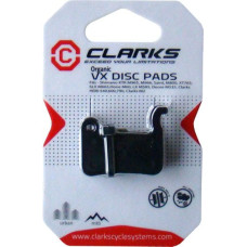 Clarks Okładziny Hamulcowe SHIMANO (XTR M965, M966, Saint M800, XT 765, SLX M665, Hone M60, LX M585, Deore M535) Organiczne (CLA-VX824C)