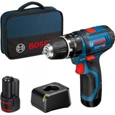 Bosch Wiertarko-wkrętarka Bosch GSB 12V-15 12 V 2 x akumulator 2 Ah