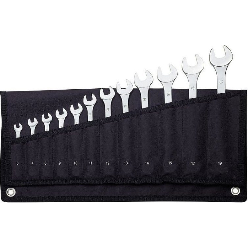 Proxxon Zestaw kluczy płasko-oczkowych PROXXON [12 części] w etui