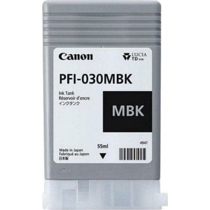 Canon Tusz Canon Oryginalny Wkład Atramentowy Canon PFI-030 MBK Czarny matowy