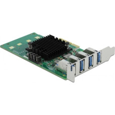 Delock Kontroler Delock PCIe 2.0 x4 - 4x USB 3.0 (89048)