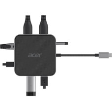 Acer HUB USB Acer ACER 7 in 1 USB4 8K Multi Display hub HDMI + DP + 2xUSB3.2 + USB C + RJ45 + 3.5mm Audio Port