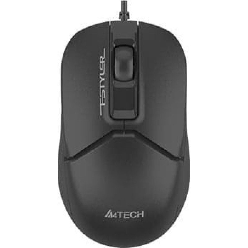 A4Tech Mysz A4Tech A4tech FSTYLER optická kancelářská myš, USB-C+USB-A, černá