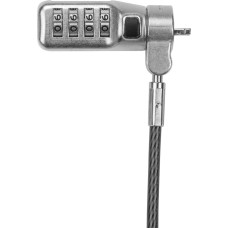Targus Linka zabezpieczająca Targus Targus DEFCON CPact Resettable Combo R Silver