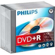 Philips DVD+R 4.7 GB 16x 10 sztuk (DR4S6S10F/00)