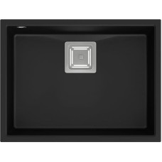 Quadron Zlewozmywak Quadron DAVID 50 GraniteQ pure carbon/elementy stalowe
