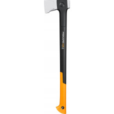 Fiskars X-series X28 Spaltaxt mit M-Klinge, Axt/Beil (schwarz/orange, langer Schaft)