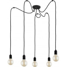 Tk Lighting Lampa wisząca TK Lighting Lampa wisząca żarówki zwis oprawa TK Lighting Qualle 5x60W E27 czarna 1520 - 1520