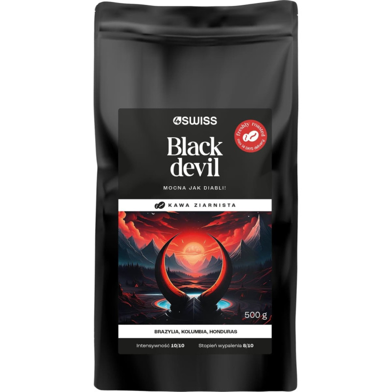4Swiss Kawa ziarnista 4Swiss Black Devil 500g