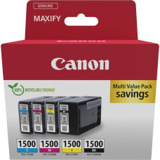 Canon Tusz Canon INK CARTRIDGES PGI-1500 BK/C/M/Y MULTI NON-BLISTERED PRODUCTS W/O SECU, RITY