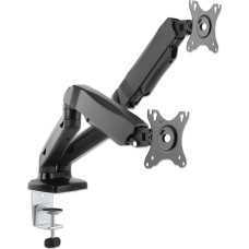Manhattan MANHATTAN 2-fach Monitorhalterung Gasdruck Aluminium