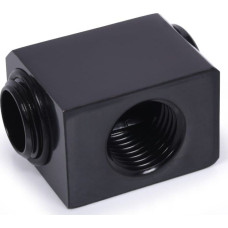 Alphacool Alphacool Low Profile Adapter 90 Grad G1/4 Zoll AG auf G1/4 Zoll IG - drehbar - schwarz