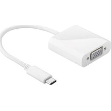 Goobay Adapter USB Goobay USB-C - VGA Biały  (JAB-2857817)
