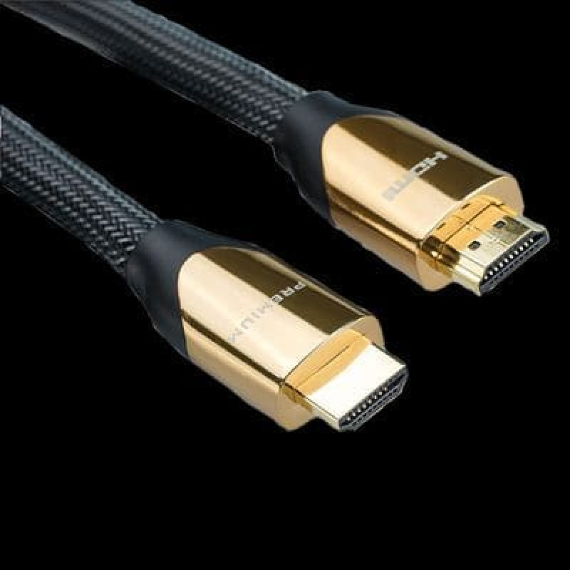Roline Kabel Roline HDMI - HDMI, 3, Czarny Złoty