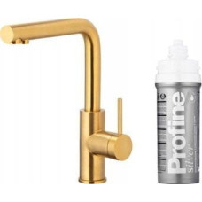 KFA Bateria kuchenna KFA DUERO PURE BASIC BATERIA KUCHENNA Z FUNKCJĄ FILTRACJI WODY + ZESTAW FILTRUJĄCY PROFINE SILVER S, BRUSHED GOLD