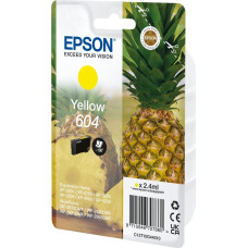 Epson Tusz Epson Epson 604 Singlepack - 2.4 ml - Gelb - original - Blister mit RF- / akustischem Alarmsignal - Tintenpatrone - fur Expression Home XP-2200, 2205, 3200, 3205, 4200, 4205, WorkForce WF-2910, 2930, 2935, 2950