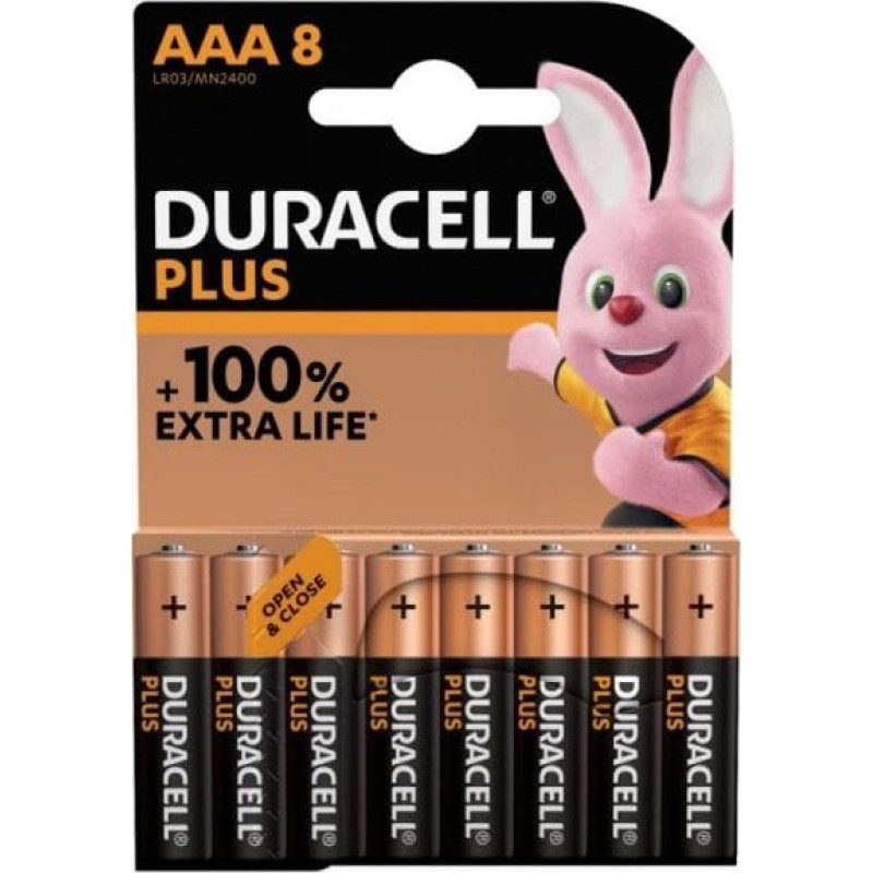 Duracell Bateria Plus AAA / R03 8 szt.