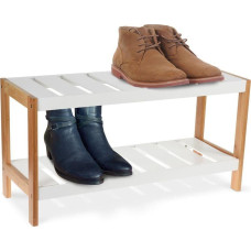 Storage Solutions Regał BAMBUSOWY stojak na buty 2 poziomy