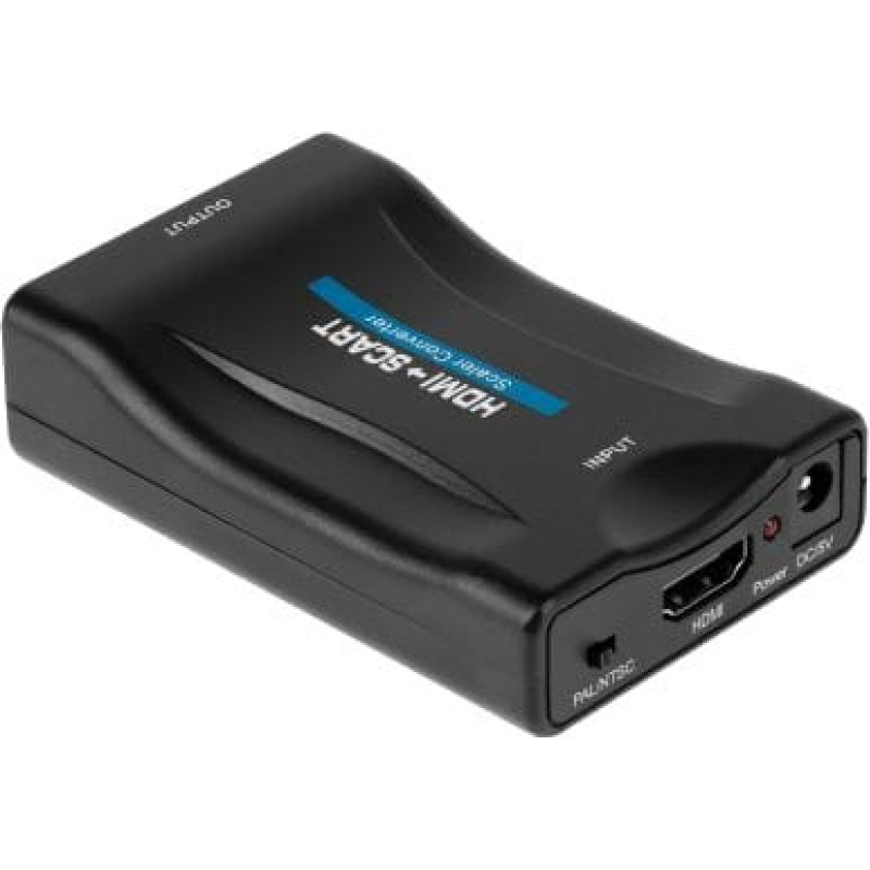 Noname Adapter AV HDMI - Scart czarny (ZLA0111)