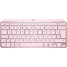 Logitech Klawiatura Logitech MX Keys Mini Bezprzewodowa Różowa UK (920-010500)