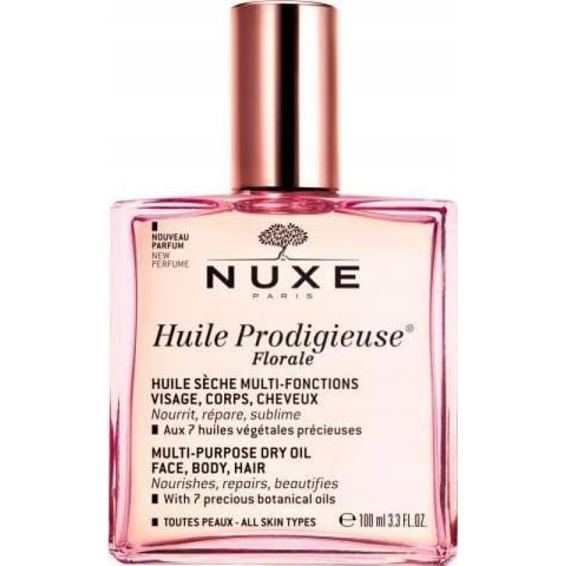 Nuxe Polska Sp. Z O.o. Nuxe Nuxe Huile Prodigieuse Florale, multifunkcyjny suchy olejek do twarzy ciała i włosów 50 ml