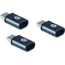 Conceptronic Adapter USB Conceptronic DONN05G USB-C - microUSB Szary  (DONN05G)