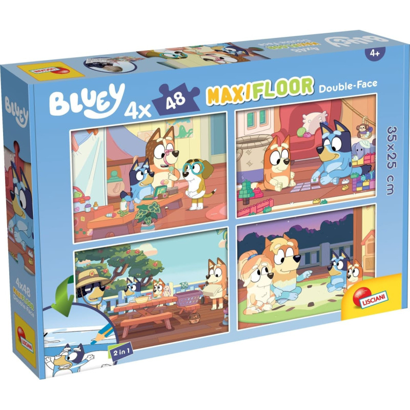 Lisciani LISCIANI BLUEY PUZZLE DF MAXI FLOOR 4 X 48