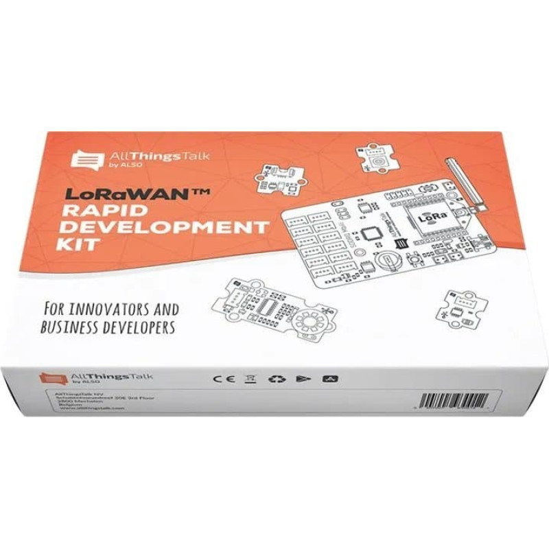 Allthingstalk ALLTHINGSTALK by ALSO LoRaWAN Rapid Development Kit - Europe frequency band 868 MHz - Universal power plug