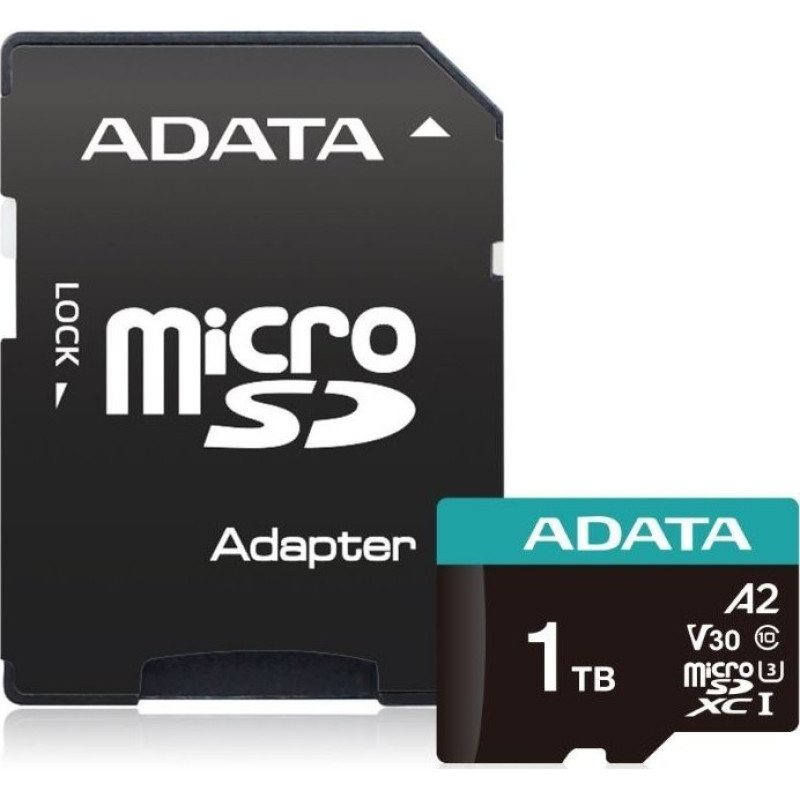 Adata Karta ADATA Micro SD PremierPro 1TB UHS1 U3 V30 100/85 MB/s + adapter
