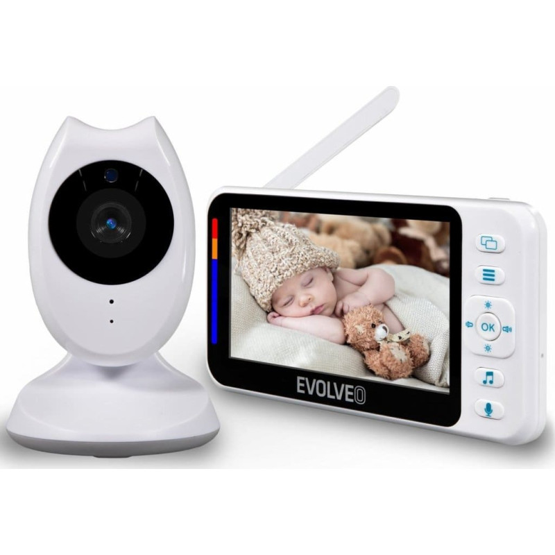 Evolveo Niania Evolveo EVOLVEO Baby Monitor N4, HD LCD displej, IR přísvit, uspávací režim