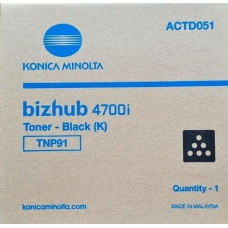 Konica Minolta Toner Konica Minolta KONICA MINOLTA TNP-91 Toner black ACTD051 KM Bizhub 4700 i
