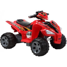 Lean Cars Quad na Akumulator Duże Koła Czerwony