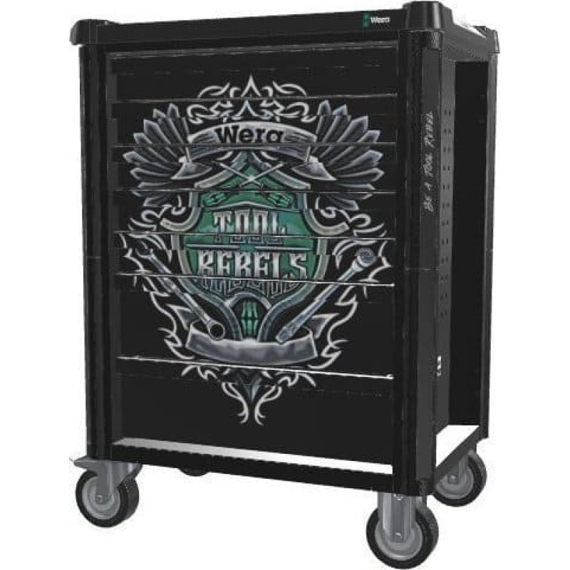 Wera Wózek narzędziowy Wera WÓZEK WARSZTATOWY 1 TOOL REBEL 9700 Z WYPOSAŻENIEM, 78CZ.