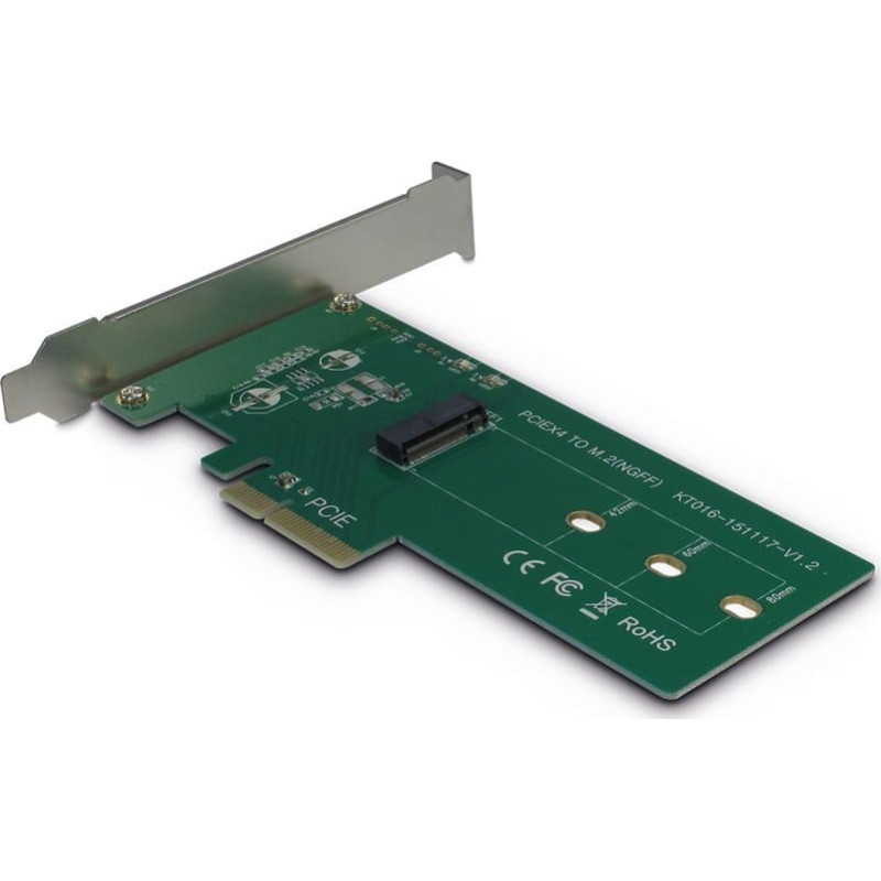 Inter-Tech Karta sieciowa Inter-Tech Inter-Tech Riser Card KT016 PCIe x4 -> M.2 Slot