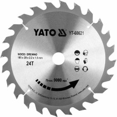 Yato YATO PIŁA TARCZ.WID. 185*24*20 60621 YT-60621