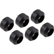Optimus Optimus Hardtube Fittings, 14mm, 6er Pack mit Werkzeug - schwarz