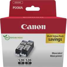 Canon Tinte Doppelpack schwarz PGI-520BK