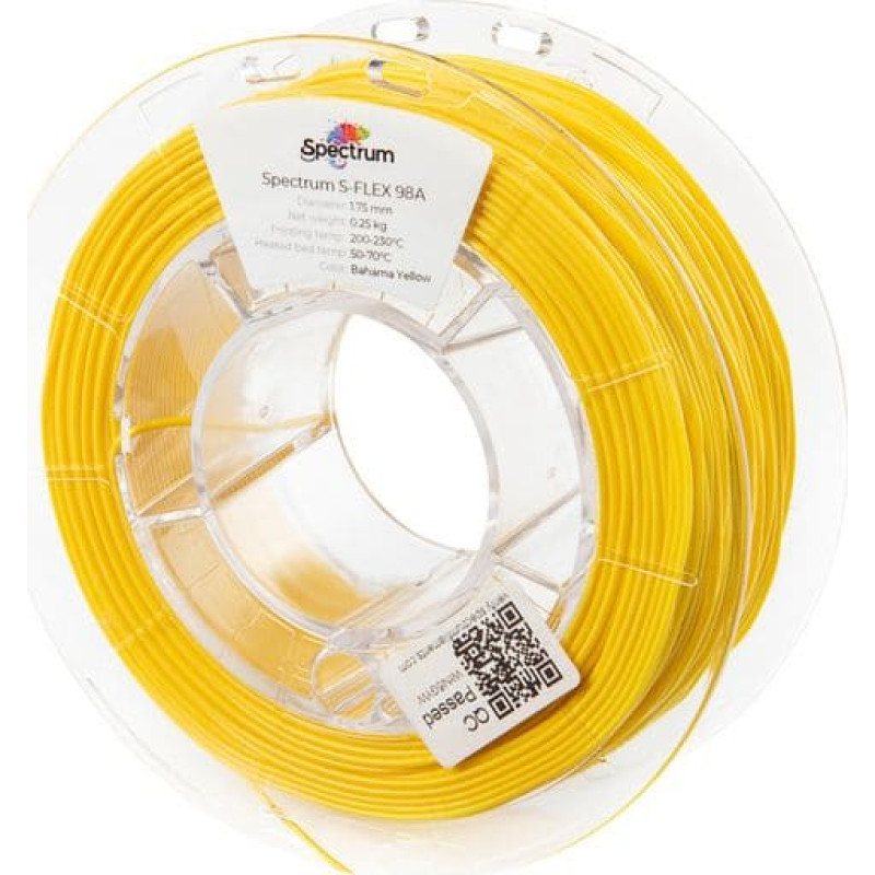 Spectrum Filament S-Flex 98A 1.75mm Bahama yellow 0.25kg