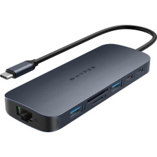Hyperdrive Stacja/replikator HyperDrive Koncentrator HyperDrive Next 11-Port USB-C Hub 2xHDMI/4K60Hz/SD/mSD/PD 3.1 140W power pass-through/miniJack
