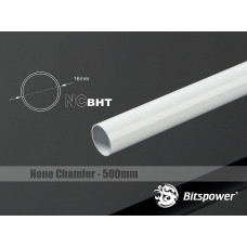 Bitspower Bitspower None Chamfer Brass Hard Tubing 16mm AD, 500mm - weiß