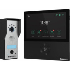 Evolveo EVOLVEO DoorPhone AHD7, Sada domácího WiFi videotelefonu s ovládáním brány nebo dveří černý monitor