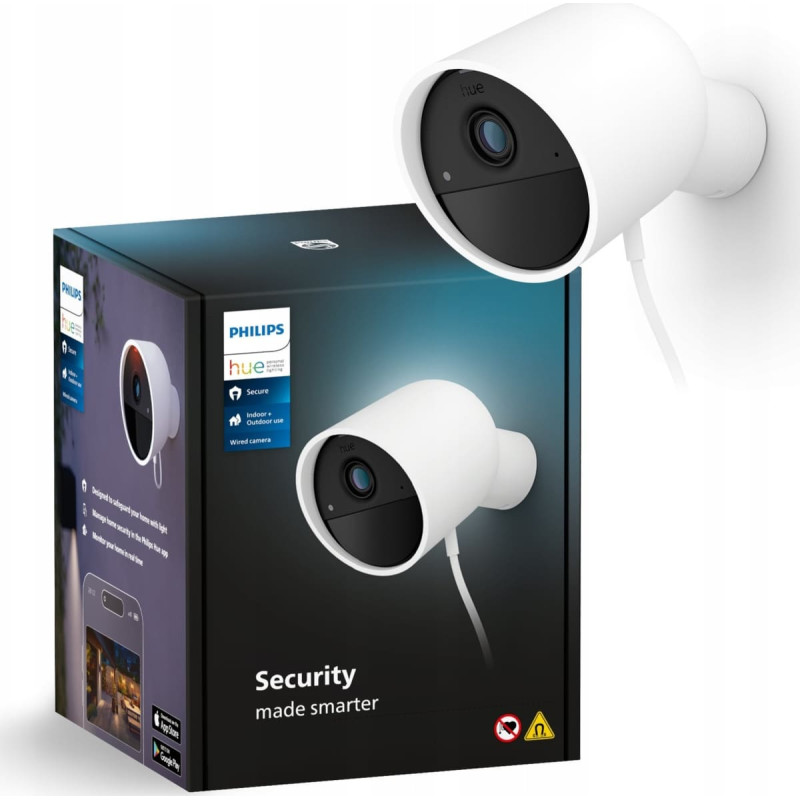 Philips Kamera IP Philips Philips Hue | Secure Wired Camera | Bullet | IP65 | White