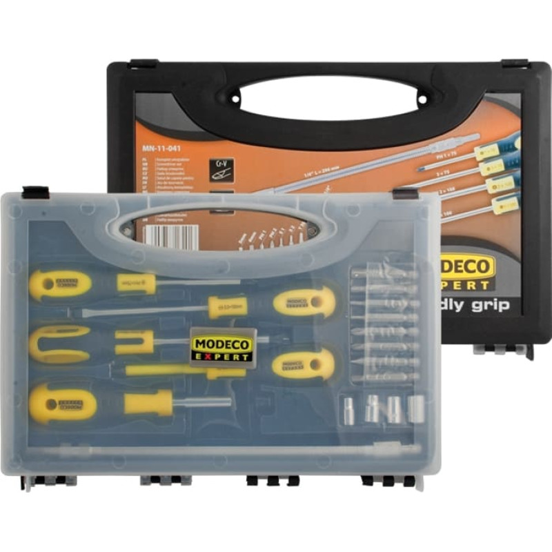 Modeco Komplet wkrętaków FRIENDLY GRIP 18szt. - MN-11-041