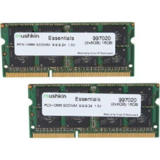 Mushkin SO-DIMM 16 GB DDR3-1333 (2x 8 GB) Dual-Kit (997020, Essentials)