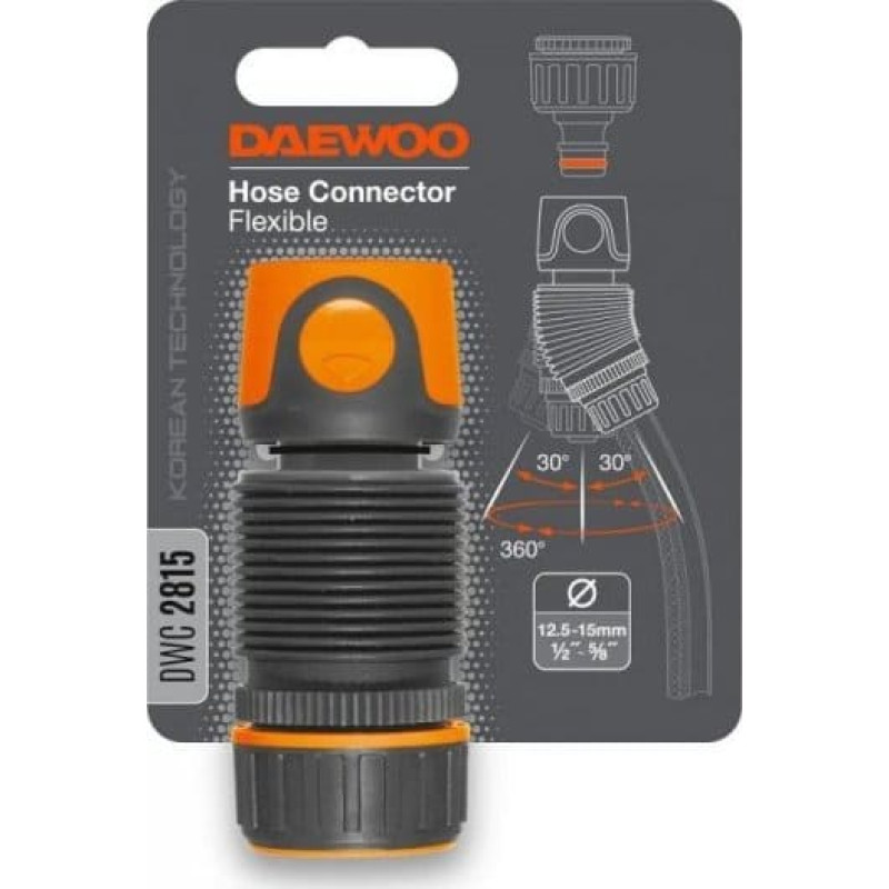 Daewoo HOSE ACC CONNECTOR FLEXIBLE/1/2