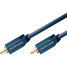 Clicktronic Kabel Clicktronic RCA (Cinch) - RCA (Cinch) 5m granatowy (70447)