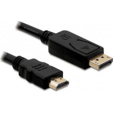 Akyga AK-AV-05 video cable adapter 1.8 m HDMI Type A (Standard) DisplayPort Black, Gold