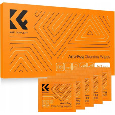 KF Chusteczki Do Czyszczenia Optyki Okularów Soczewek K&f Concept 50szt. Przeciw Parowaniu Anti-fog / Kf08.034a
