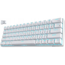 Royal Kludge Klawiatura Royal Kludge Klawiatura mechaniczna Royal Kludge RK61 RGB, red switch (biała)